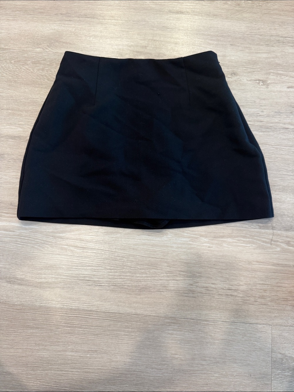 Abercrombie and Fitch Black Mini Skirt with Shorts Small